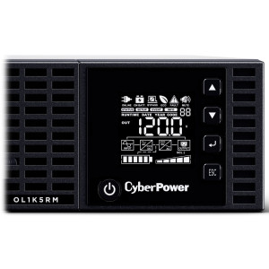 CyberPower OL1K5RM Rack Mounted UPS, optional remote monitoring, 8 NEMA 5-15R Outlets CyberPower OL1K5RM Rack Mounted UPS, optional remote monitoring, 8 NEMA 5-15R Outlets